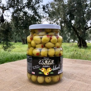 BİBERLİ YEŞİL ZEYTİN 900gr